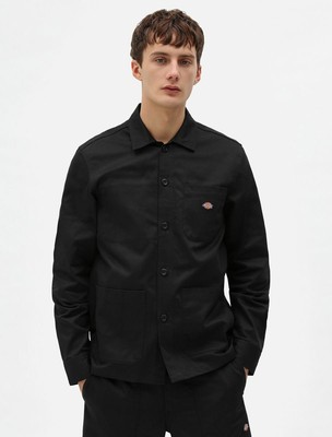 

Dickies Funkley LS Lifestyle Рубашка Мужская черная повседневная повседневная спортивная одежда Top, Черный, Dickies Funkley LS Lifestyle Shirt