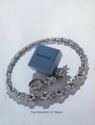1989 Tiffany & Co: The Diamonds of Tiffanys Vintage Print Ad