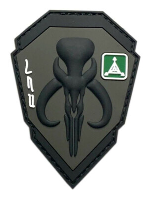 Mandalorian Bounty Hunter Boba Patch [Hook Fastener -3D-PVC-MTB5]