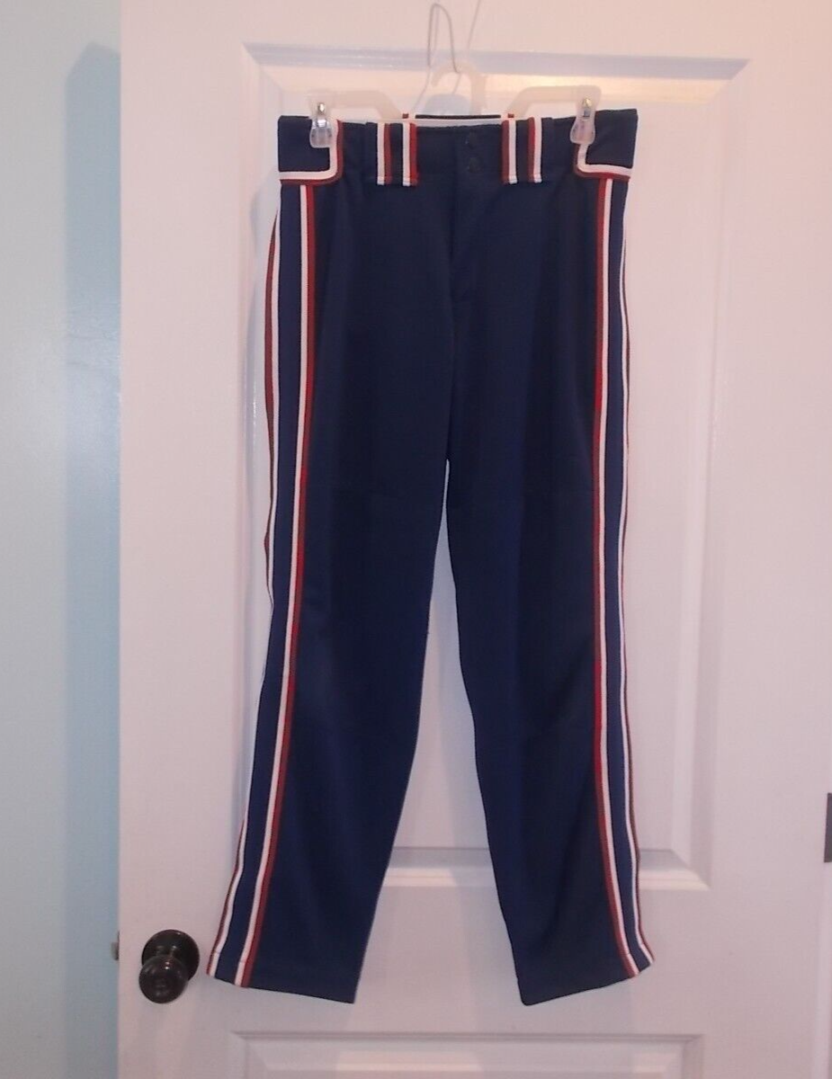 Boombah Baseball Softball Pants Men's Size 30 Navy Blue and Red Fastpi