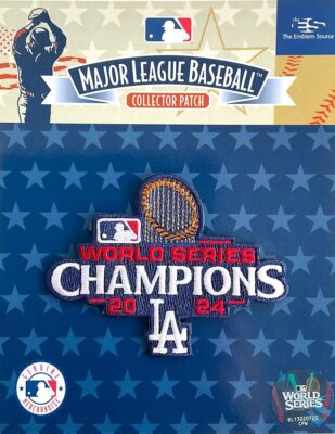 Los Angeles Dodgers 2024 World Series Champions Collectors Jersey Patch