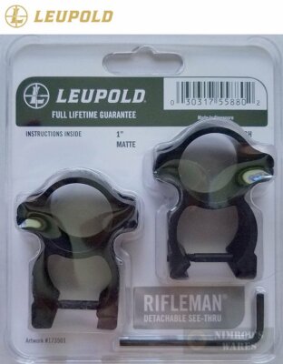 Leupold ■スタンダード リング　1インチ　LOW 49898　未使用 Leupold Standard Matte Black 1