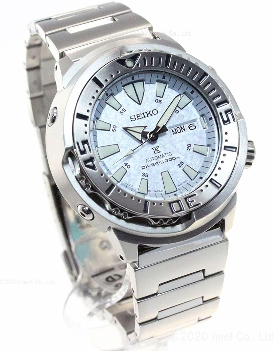 Pre-owned Seiko 2020  Prospex Diver Automatic Winding Baby Tuna Sbdy053 Men's Watch