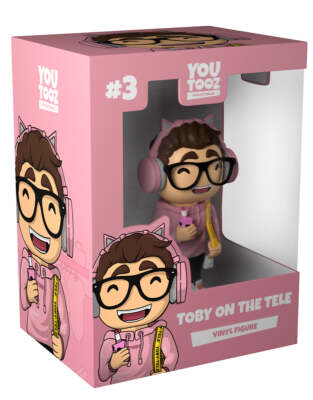 Youtooz Collectible Toby On The Tele #3 Vinyl Figure Limited Edition   *RARE*