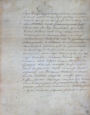 Antike Handschrift auf Pergament Rouen Frankreich