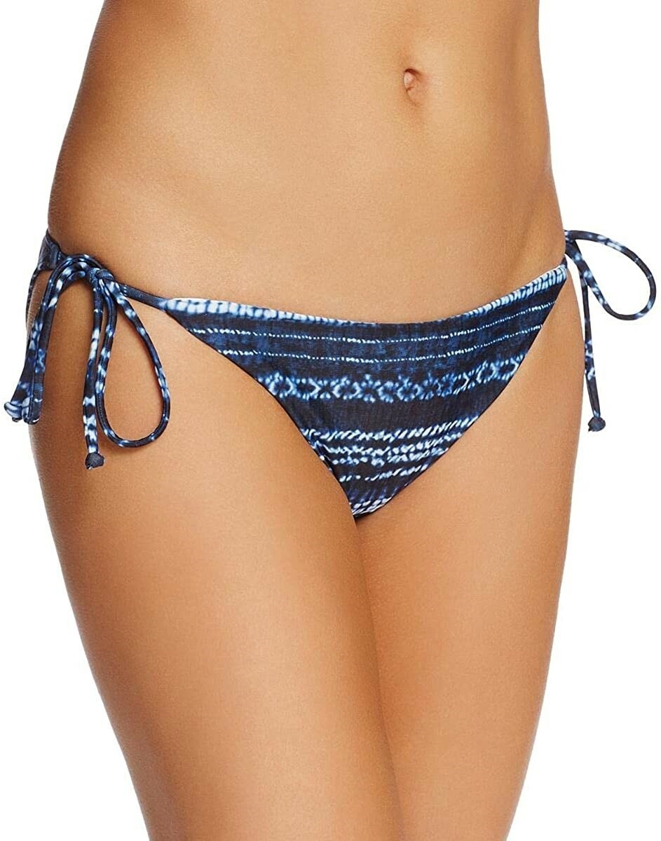 L Space 262029 Women's Lily Tie Dye Side Tie Bikini Bottom Swimwear Size S