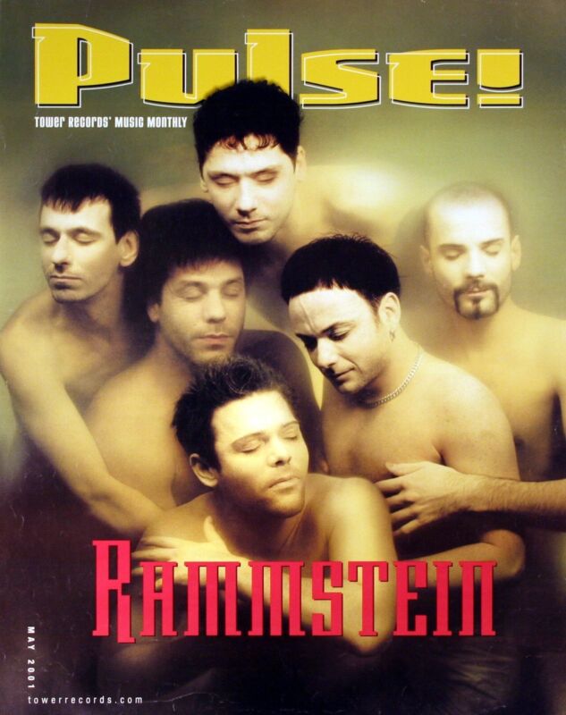 Rammstein 2001 Pulse Magazine Original Promo Poster