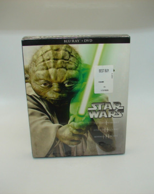 Star Wars Trilogy: Episodes I - III (Blu-ray, 1999) - BRAND NEW/SEALED!!!