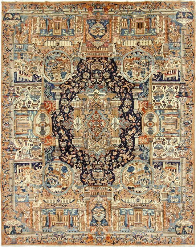 Kaschmar 371x296 Orientteppich Teppich  HandgeknÃ¼Pft