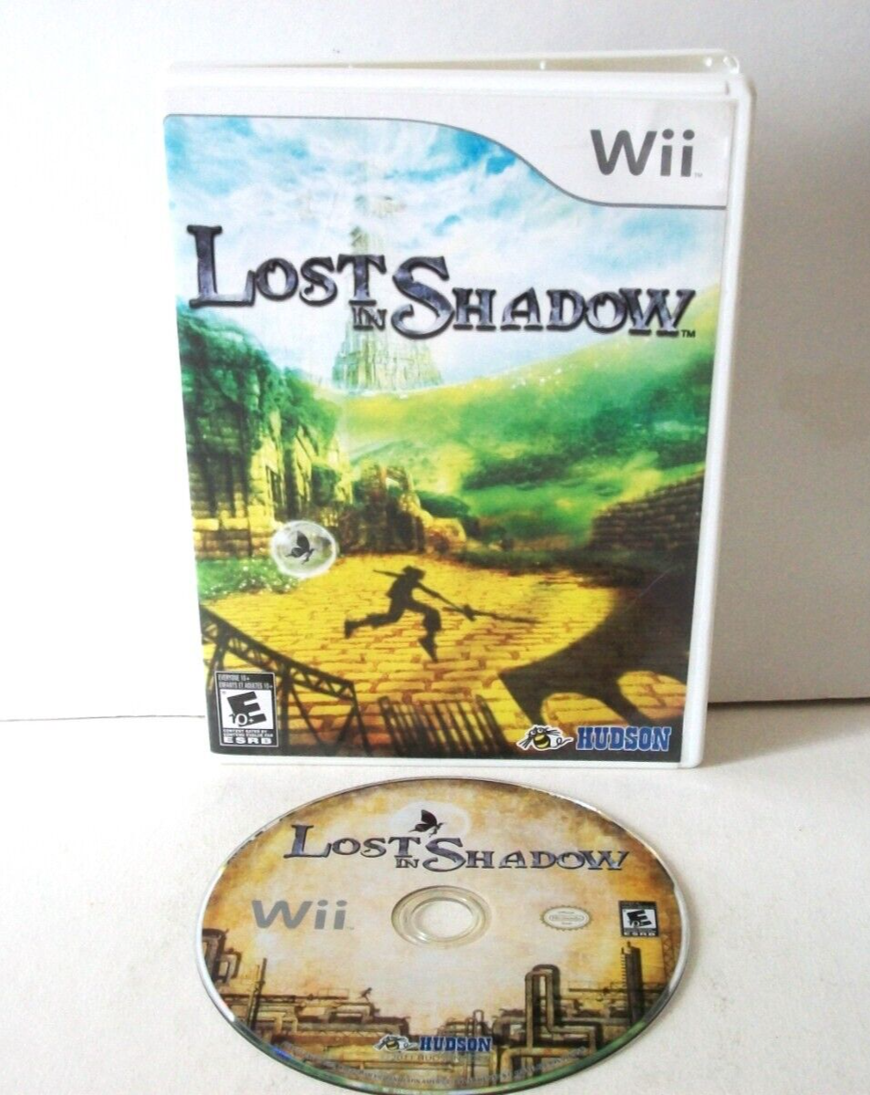 Lost In Shadow Nintendo Wii Game Case Puzzle Platformer
