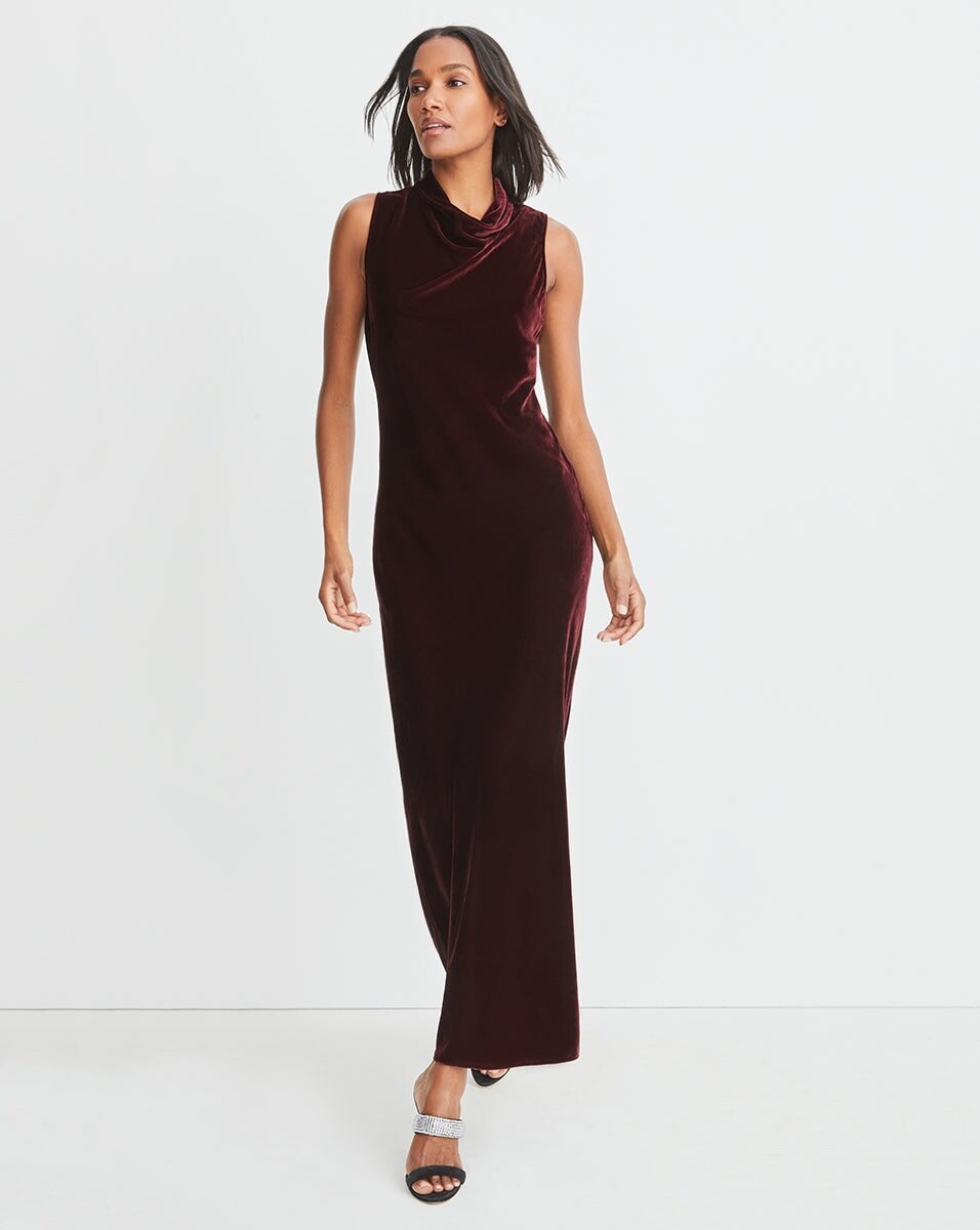 VERONICA BEARD ワンピース Kura velvet maxi dress860231 VERONICA BEARD ワンピース Kura velvet maxi dress860231