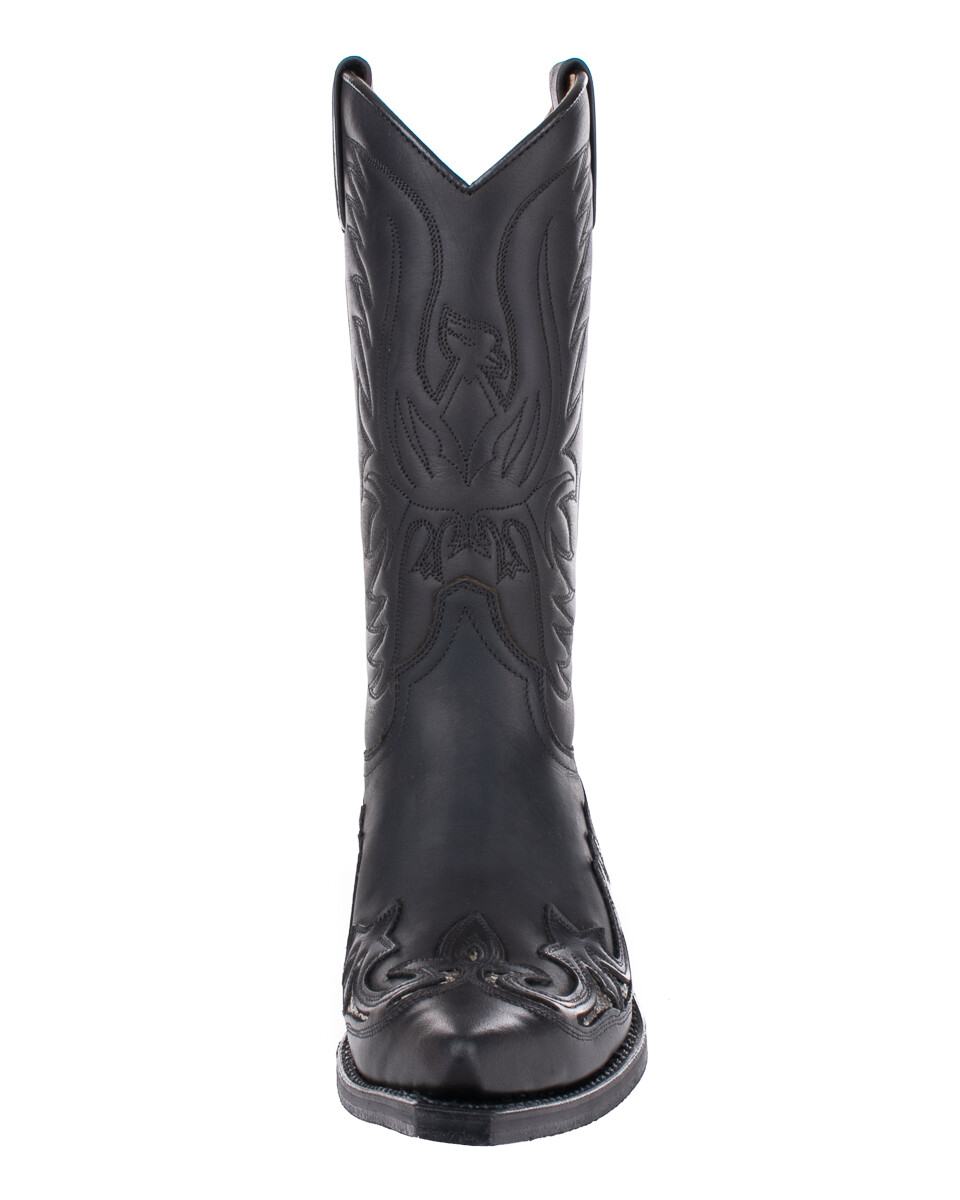 Sendra Cowboystiefel 3242 In Schwarz – Handgefertigte Ledersstiefel Aus Spanien