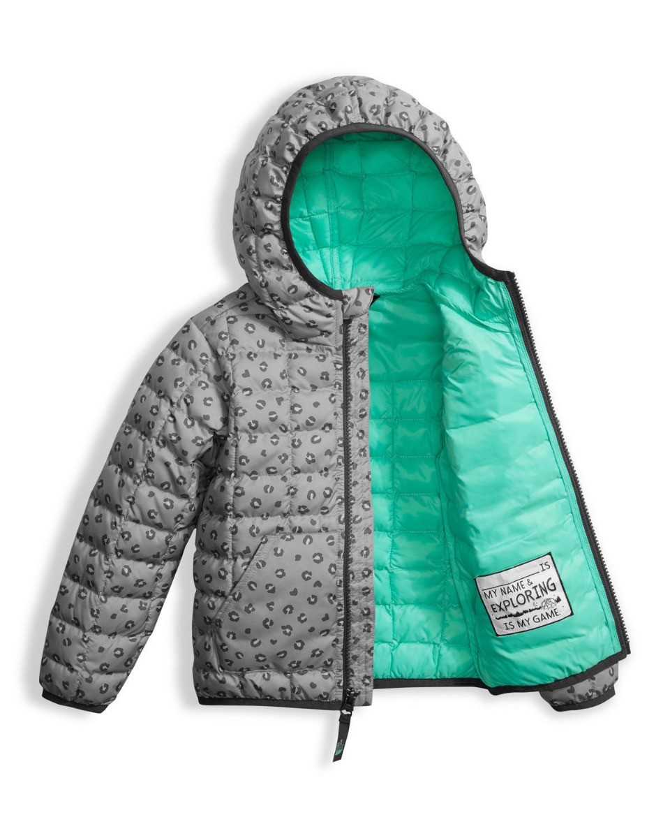 The North Face Thermoball Leopard Print Hooded Jacket Toddler 4T NWT $99