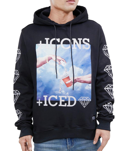 

Худи Eternity BC/AD Black Diamonds Dancing Icons, Черный