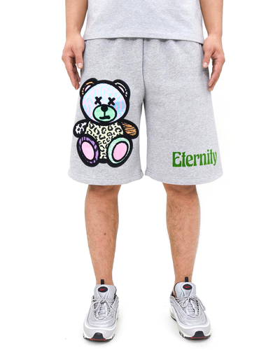 

Короткие шорты с принтом медведя Eternity BC/AD Heather Grey