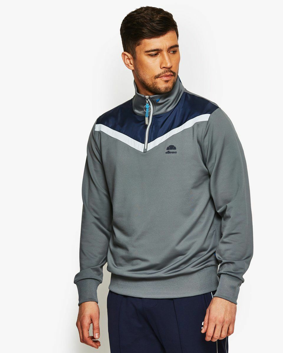 

Спортивный мужской серый спортивный свитшот Ellesse Italia Pollini Спортивный топ