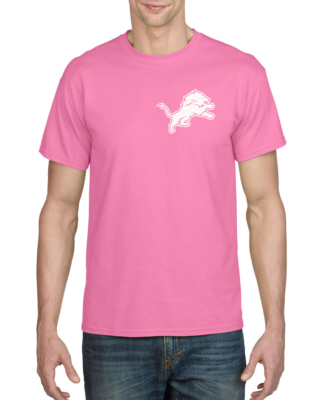 Pink detroit on sale lions shirt