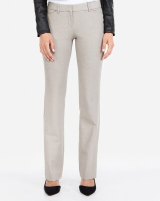 Express Women's Editor Barely Boot Dress Pants Size 18 Regular NWT Stone Grey R