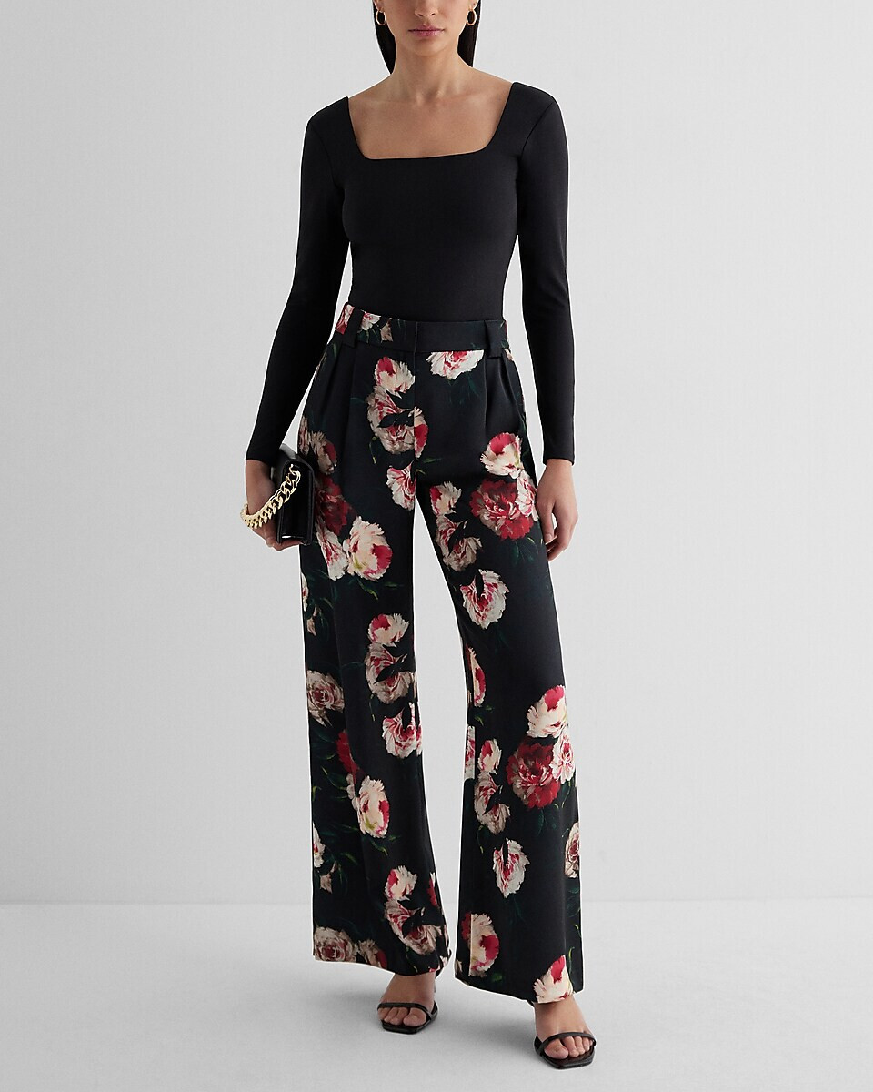 超希少【新品】20SS Warm Up Pant Black Floral Jules Pant in Black