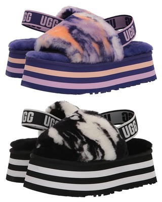 Аутентичные женские шлепанцы UGG Disco Marble в оригинальной коробке 1122032