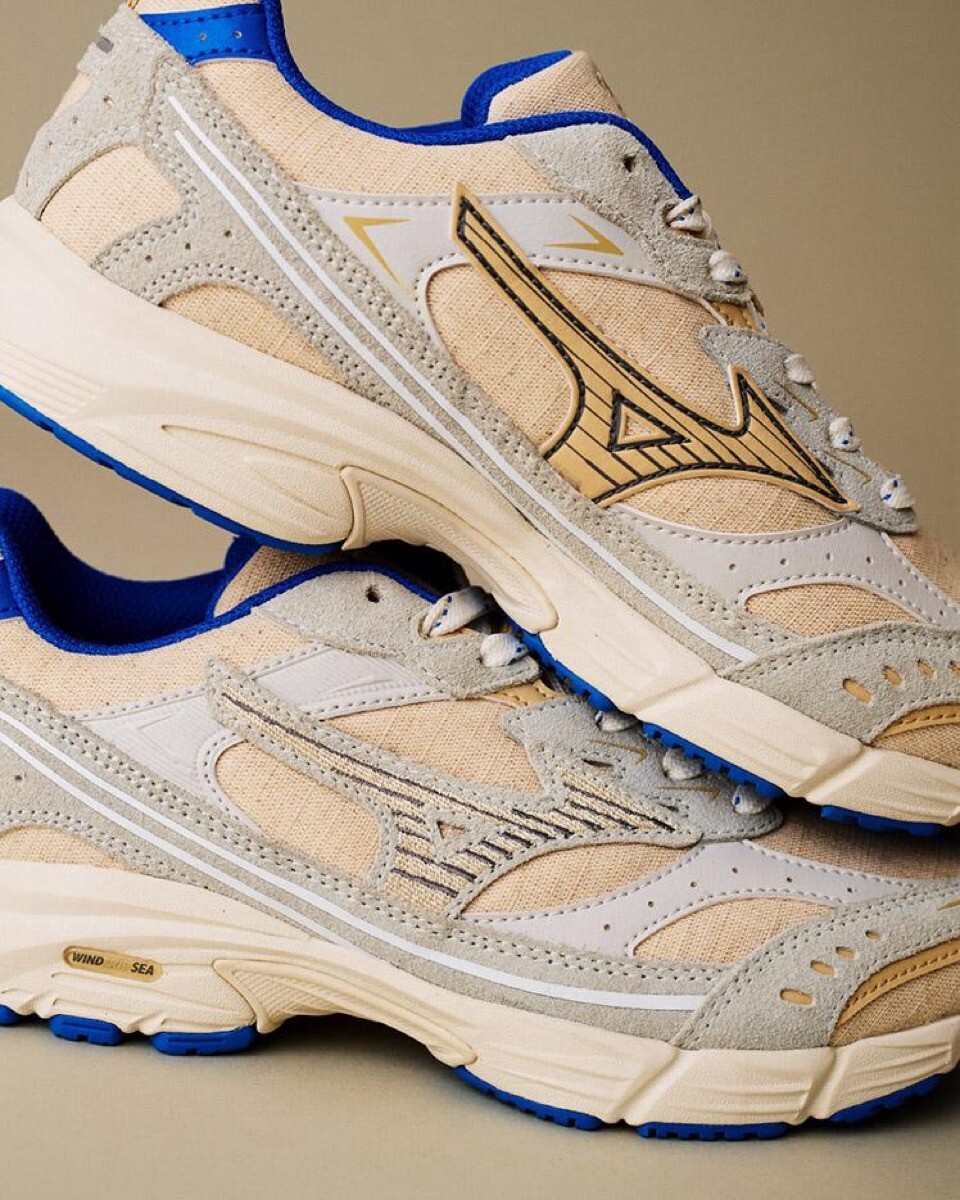 Pre-owned Mizuno Wind And Sea ×  Mxr Beige Grey Blue D1gd242301 Men's Size
