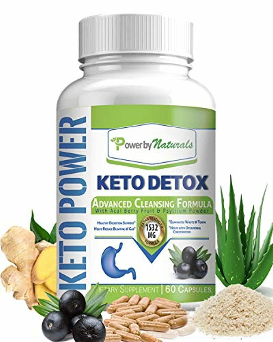 KETO DETOX CLEANSE Weight Loss Pills 60 Capsules Colon ...