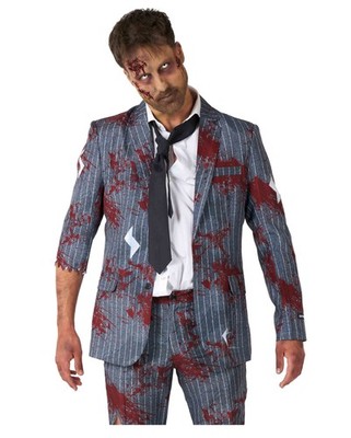 Zombie Grey Anzug von Suitmeister für Halloween