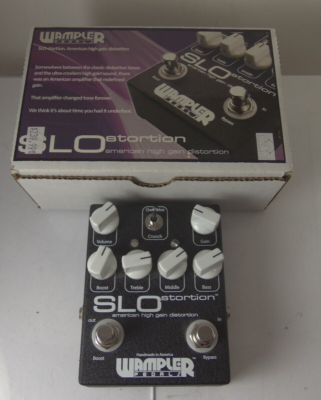 Wampler Slostortion American High Gain Distortion Effects Pedal 
