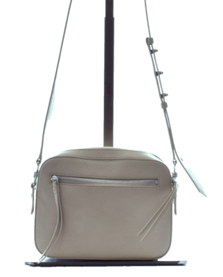 ALLSAINTS Captain Lea Beige Pebbled Leather Square Crossbody Bag | eBay