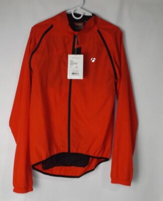 Bontrager Men's Large Long Sleeve Jersey Red Semi-Fitted 437358
