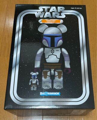 BE@RBRICK JANGO FETT(Geonosis V100&amp; 400％ BE@RBRICK 400% & 100% JANGO FETT (Geonosis Ver.) MEDICOMTOY