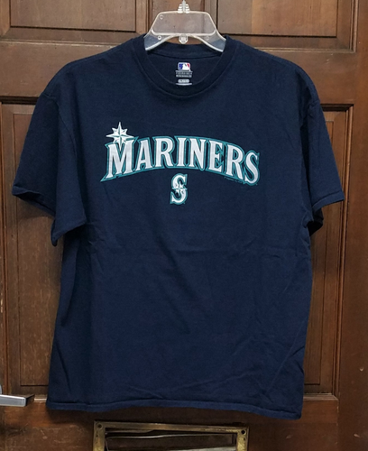MLB Genuine Seattle Mariners Navy Blue Graphic T-Shirt Men's