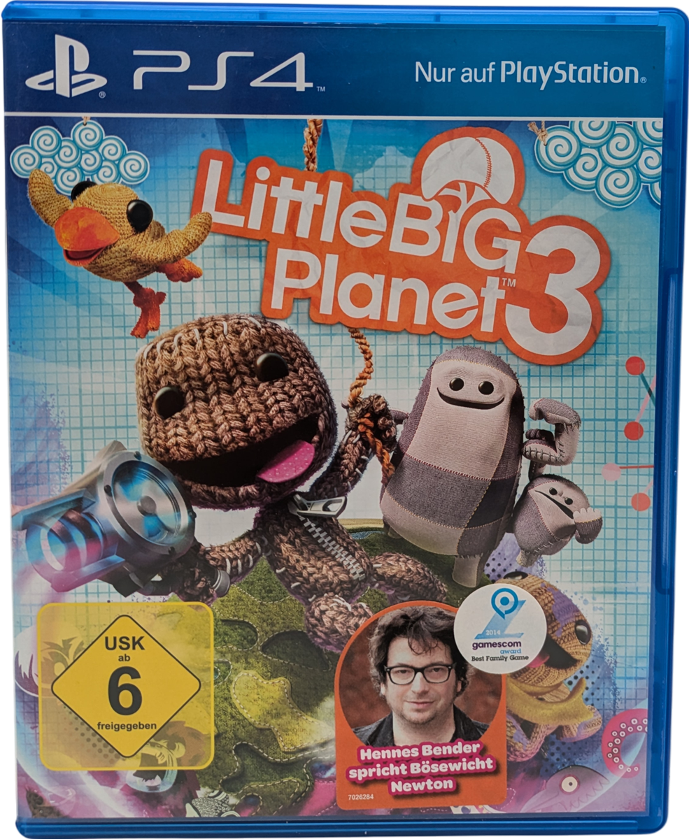 Little Big Planet 3 - PS4 Spiel - Guter Zustand