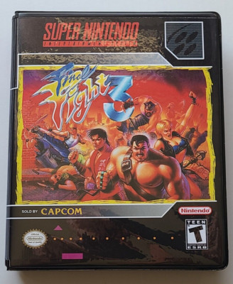 Final Fight 3 III CASE ONLY Super Nintendo SNES Box BEST Quality Available