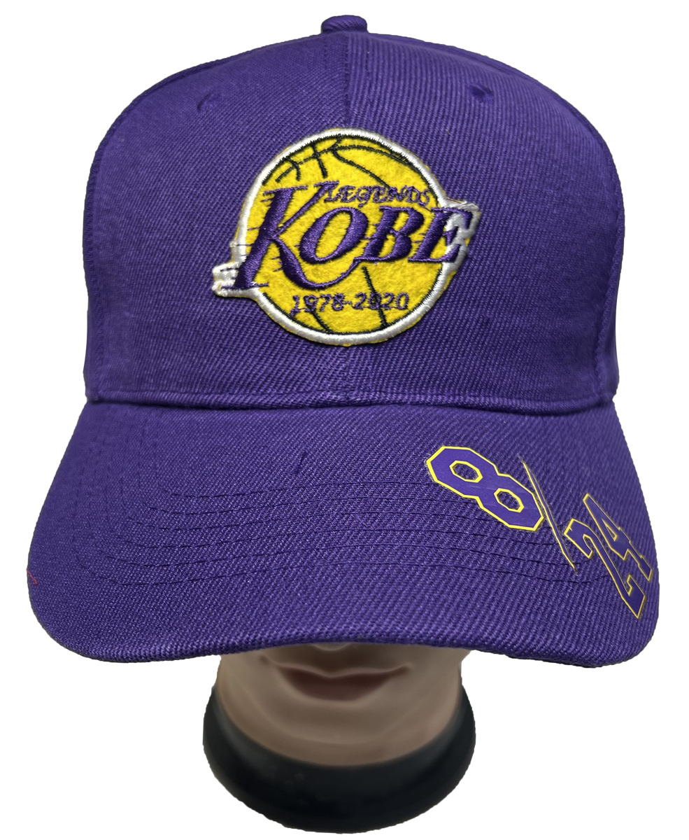 LEGENDS KOBE BRYANT LAKERS 8/24 BLACK MAMBA Adjustable