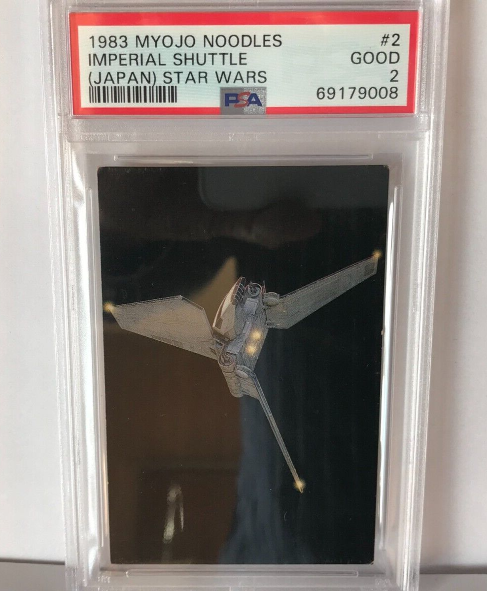 1983 Star Wars メカ・カード 2 Myojo Noodle RARE VINTAGE 1983 Myojo Noodles (Japan) Star Wars 2 Imperial
