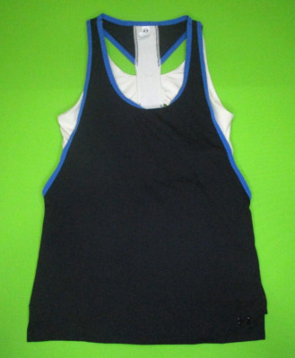 Under Armour 2 in 1 Knockout Tank Top - Women's Size Medium (1371137-001)
