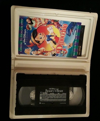 Beauty and the Beast (VHS, 1992) LOT!!!