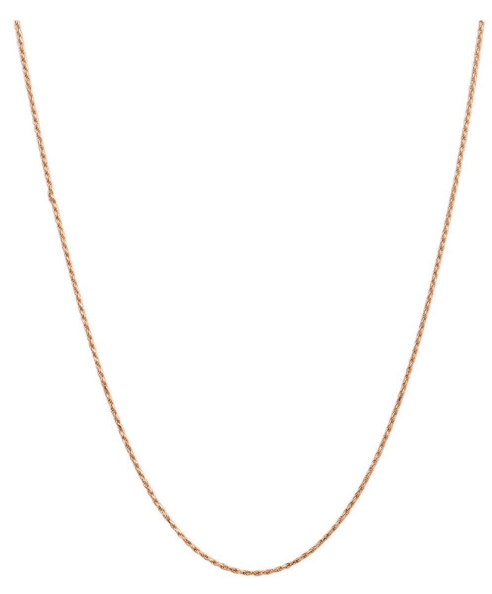 Pre-owned Roy Rose Jewelry Rose Gold Rope Chain - Diamond-cut - Handmade - Solid 14k Rose Gold In Pink