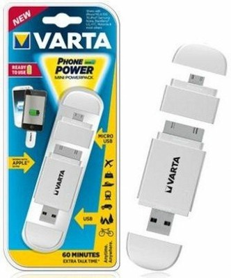 VARTA PHONE POWER MINI POWERPACK POWERBANK CARICA BATTERIA MICRO USB SMARTPHONE
