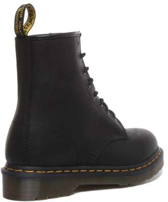 Pre-owned Greasy Dr Martens 1460  Unisex Leather Ankle Boots In Black Size Us 4 - 12