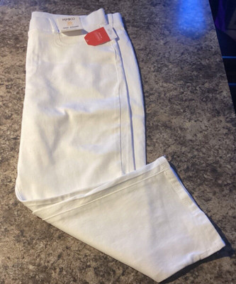PEP & CO LADIES WHITE CROP JEGGINGS BRAND NEW WITH TAGS SIZE 20