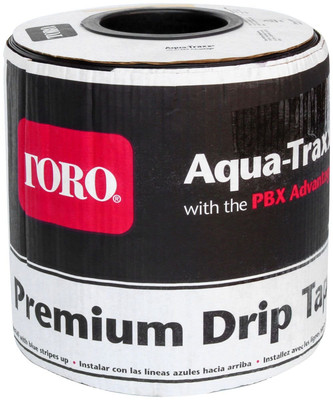 EA5060467-250 Aqua-Traxx - 5/8'' Drip Tape, 6 Mil, 4'', 0.67 GPM/100', 2,500' - EA