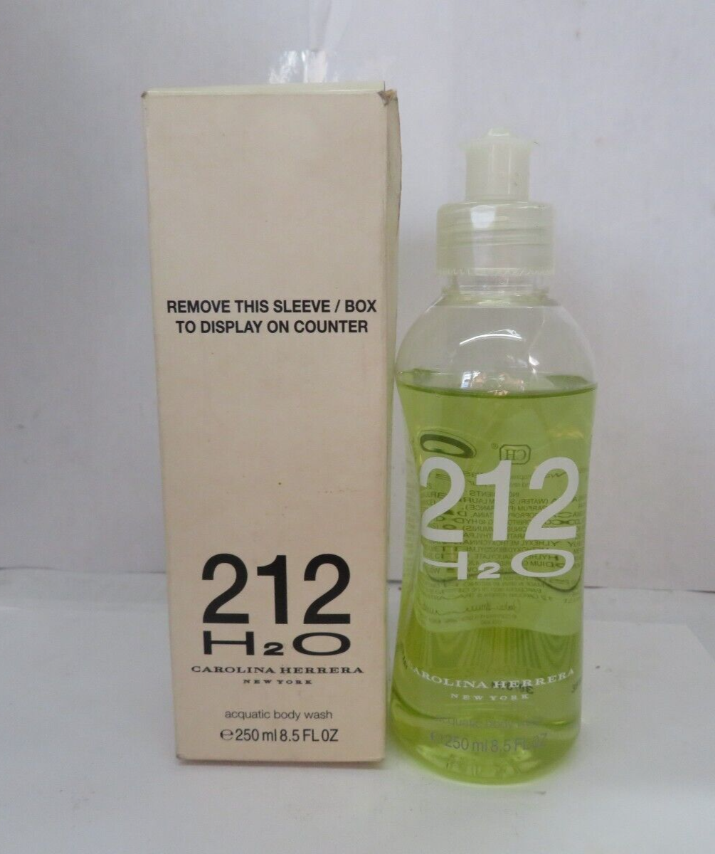 212 H2O BY CAROLINA HERRERA AQUATIC BODY WASH 5 FL OZ/250 ML