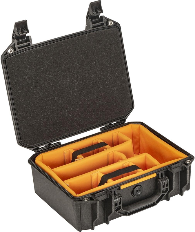 Multi-Purpose Hard Case with Padded Dividers Camera Drone Equipment
