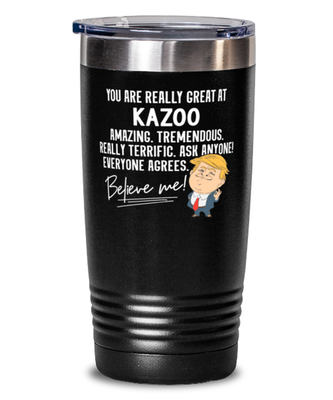Funny Kazoo Player Trump Gift   Kazoo Tumbler Mug for Musical Instrument Music S