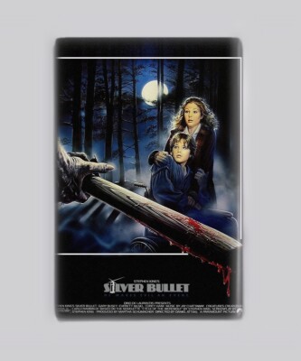 SILVER BULLET (1985) - 2'' x 3'' MOVIE POSTER MAGNET (80's horror Stephen king)