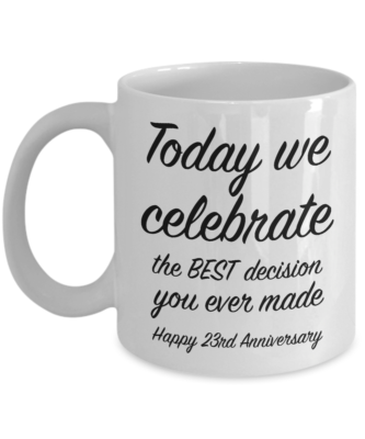23rd wedding anniversary hotsell gift for him