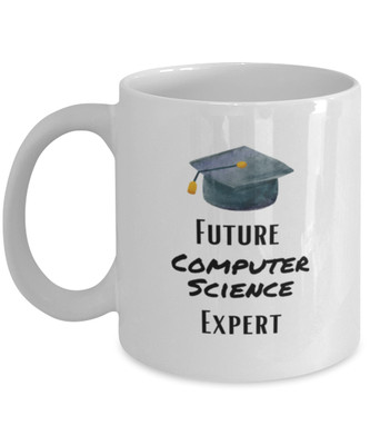Computer Science Coffee Mug, Gift For College Students, Future Expert 11oz White
