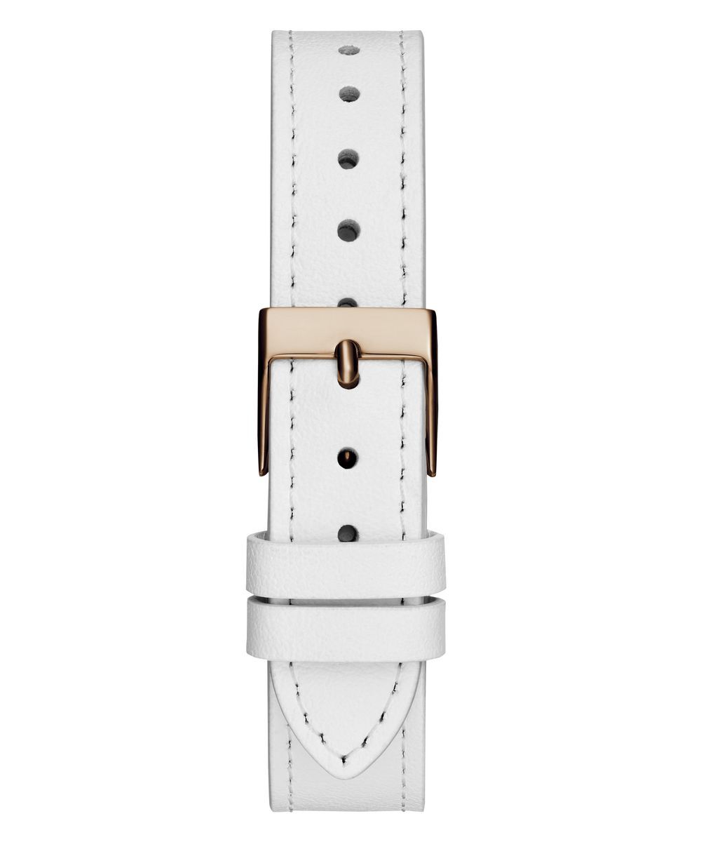 Pre-owned Guess Ladies Watch Wristwatch Charmed Gw0684l4 Leather